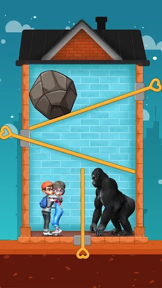 Взломанная Pull The String : Nick's Quest (Пул Зе Стринг)  [МОД Все открыто] — последняя версия apk на Андроид screen 5