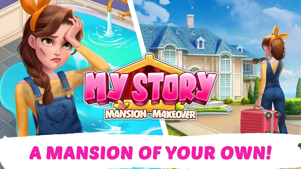 Скачать взлом My Story — Mansion Makeover  [МОД Mega Pack] — стабильная версия apk на Андроид screen 1