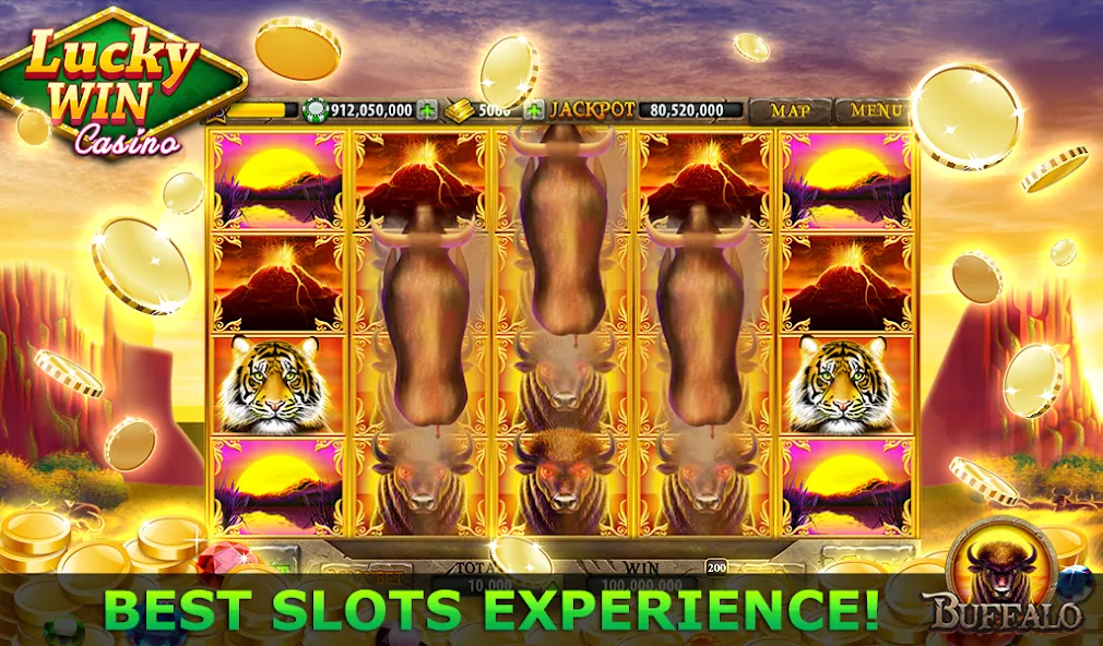 Скачать взломанную Lucky Win Casino™ SLOTS GAME (Лаки Вин казино СЛОТЫ ИГРА)  [МОД Menu] — полная версия apk на Андроид screen 4