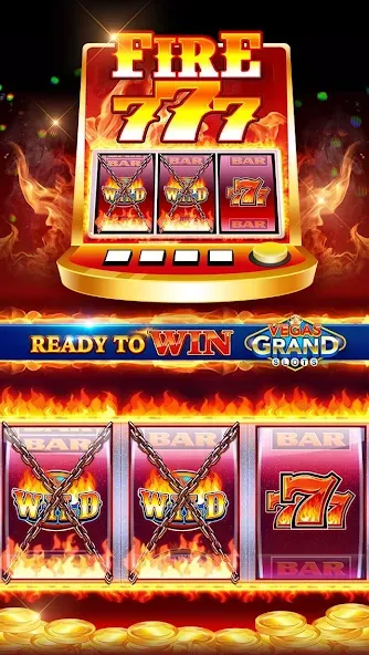 Взлом Vegas Grand Slots:Casino Games (Вегас Гранд Слоты)  [МОД Много денег] — стабильная версия apk на Андроид screen 3