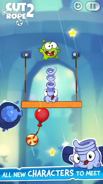 Взлом Cut the Rope 2 (Кат зе Роуп 2)  [МОД Много денег] — полная версия apk на Андроид screen 4