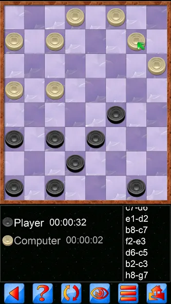 Взломанная Checkers, draughts and dama  [МОД Все открыто] — последняя версия apk на Андроид screen 1