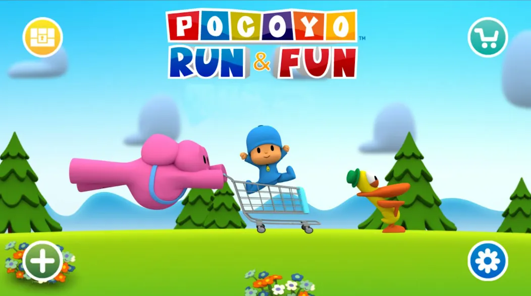 Взлом Pocoyo Run & Fun: Cartoon Jump  [МОД Unlocked] — стабильная версия apk на Андроид screen 1