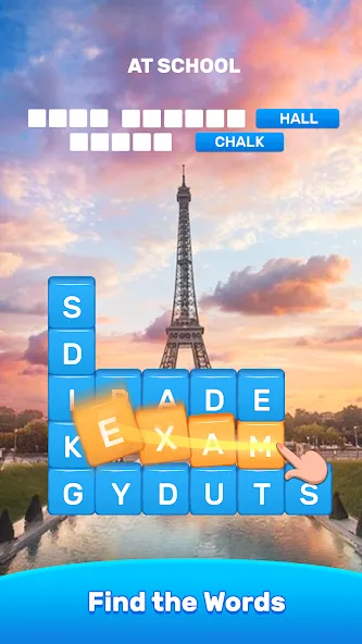 Взломанная Words Warehouse：Test Your Mind  [МОД Unlocked] — стабильная версия apk на Андроид screen 1