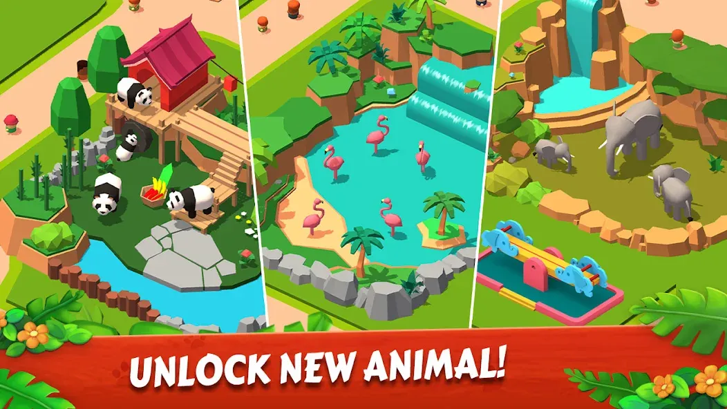 Скачать взломанную Zoo Tile — Match Puzzle Game (Зу Тайл)  [МОД Меню] — полная версия apk на Андроид screen 1