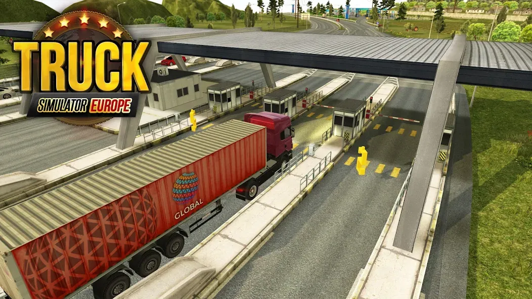 Взломанная Truck Simulator : Europe  [МОД Много монет] — последняя версия apk на Андроид screen 1