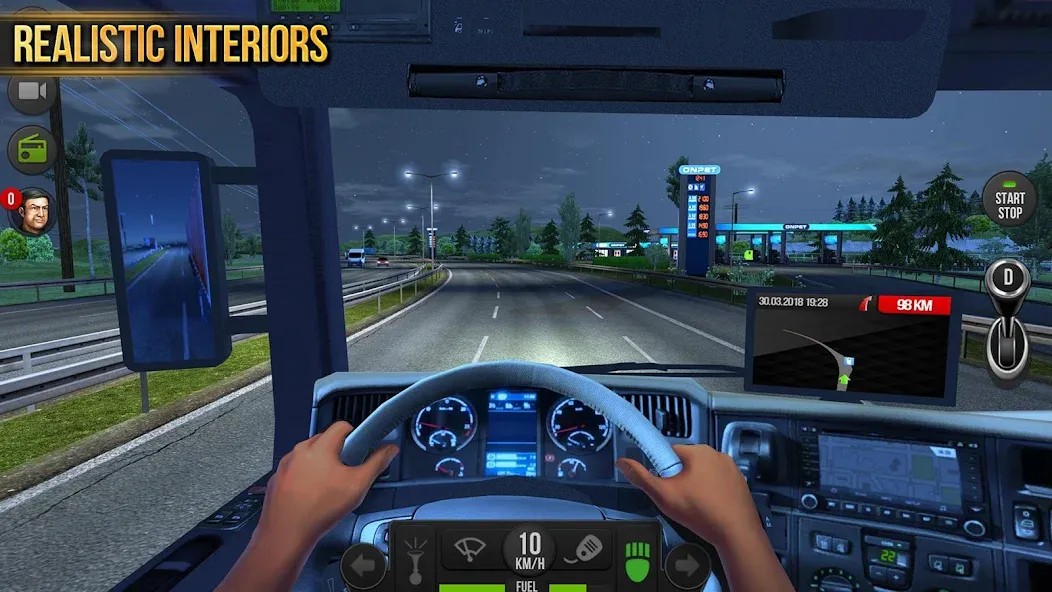 Взломанная Truck Simulator : Europe  [МОД Много монет] — последняя версия apk на Андроид screen 4