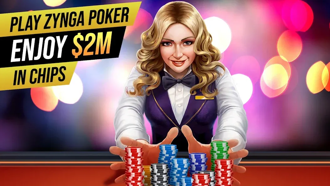 Взлом Zynga Poker ™ – Texas Holdem (Зинга Покер)  [МОД Бесконечные монеты] — полная версия apk на Андроид screen 2