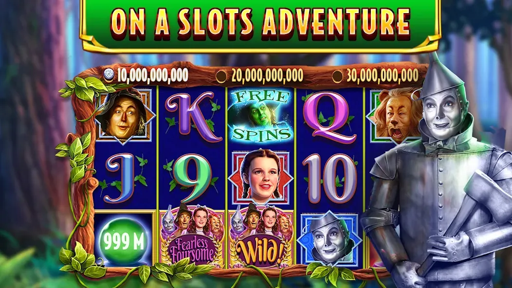 Скачать взломанную Wizard of Oz Slots Games (Волшебник из страны Оз игровой автомат)  [МОД Mega Pack] — последняя версия apk на Андроид screen 3