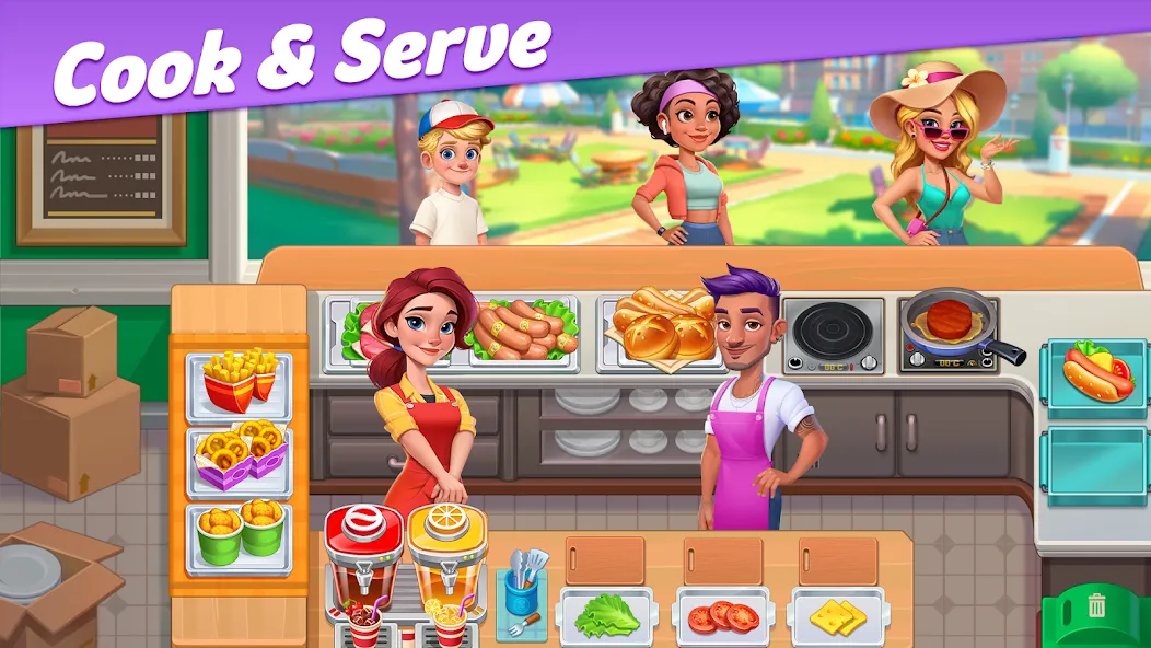 Взлом Restaurant Rescue — Food Games (Ресторанный спасатель)  [МОД Unlocked] — последняя версия apk на Андроид screen 1