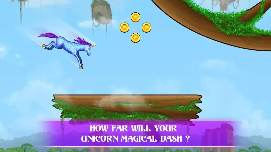 Скачать взломанную Unicorn Dash: Magical Run (Юникорн Дэш)  [МОД Бесконечные деньги] — последняя версия apk на Андроид screen 2