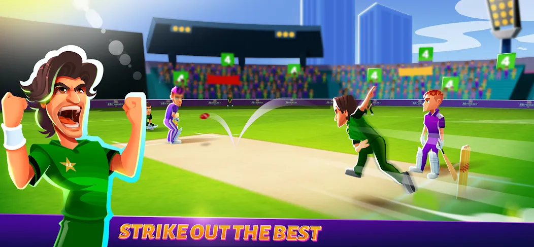 Взломанная Hitwicket An Epic Cricket Game (Хитвикет)  [МОД Бесконечные деньги] — стабильная версия apk на Андроид screen 3