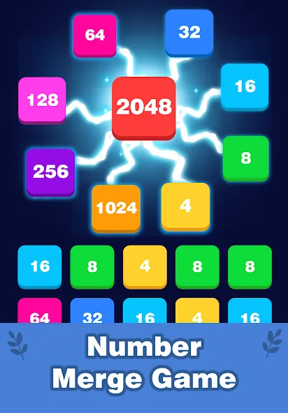 Взлом 2248 Number block puzzle 2048 (Две тысячи двести сорок восемь)  [МОД Бесконечные деньги] — стабильная версия apk на Андроид screen 1