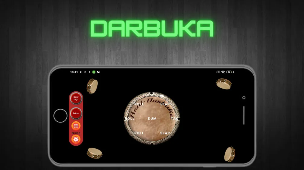 Скачать взлом Darbuka Instrument (Дарбука Музыка Виртуал)  [МОД Menu] — полная версия apk на Андроид screen 1