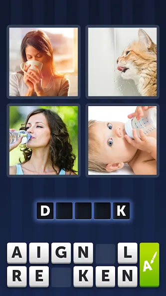 Взлом 4 Pics 1 Word (Картинки 1 Слово)  [МОД Unlocked] — последняя версия apk на Андроид screen 4