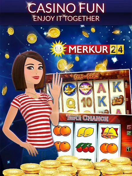 Скачать взлом Merkur24 – Slots & Casino (Меркур24 Казино)  [МОД Бесконечные монеты] — стабильная версия apk на Андроид screen 5