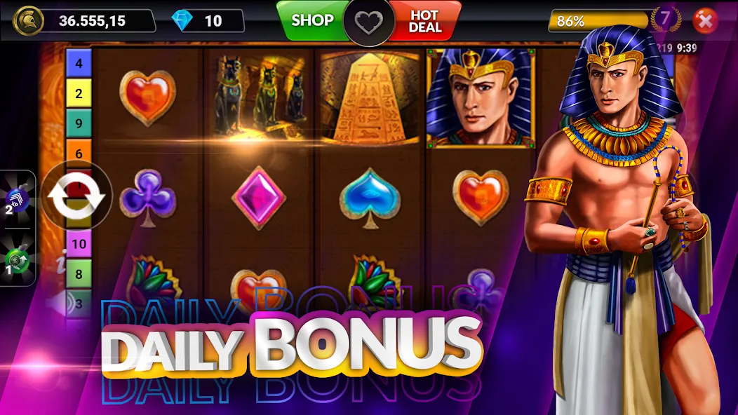 Взлом SpinArena Online Casino Slots (СпинАрена Онлайн Казино Слоты)  [МОД Unlocked] — полная версия apk на Андроид screen 4