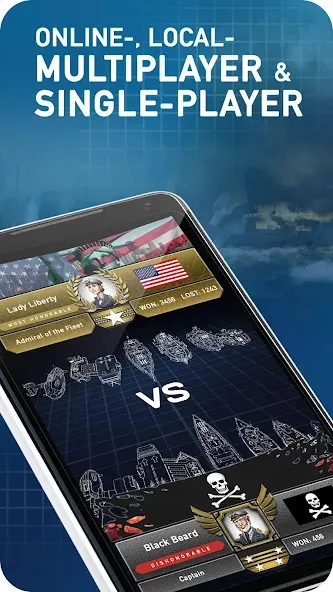 Скачать взлом Fleet Battle — Sea Battle  [МОД Все открыто] — последняя версия apk на Андроид screen 3