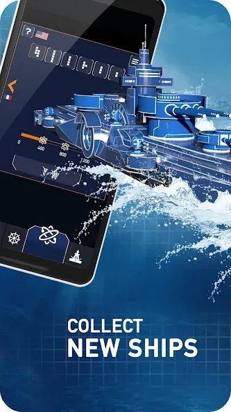 Скачать взлом Fleet Battle — Sea Battle  [МОД Все открыто] — последняя версия apk на Андроид screen 5