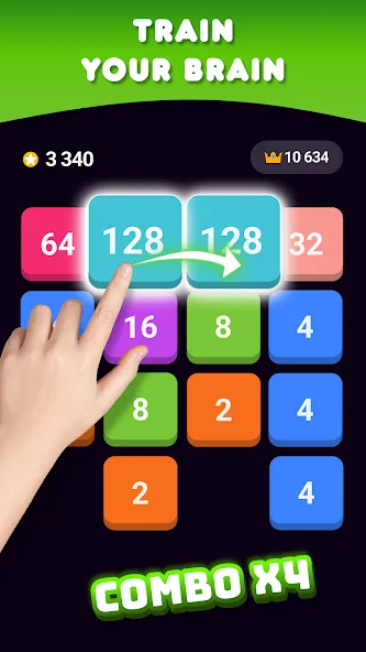 Скачать взломанную 2048: Puzzle Game! Merge Block (Две тысячи сорок восемь)  [МОД Бесконечные деньги] — стабильная версия apk на Андроид screen 5