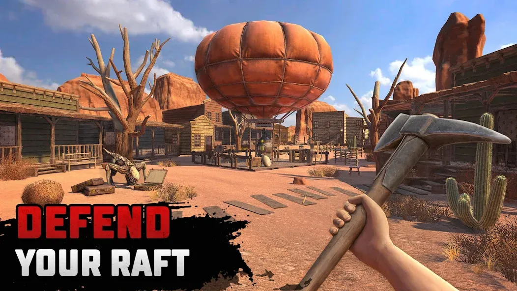 Взлом Raft® Survival: Desert Nomad (Рафт Сурвайвал)  [МОД Много монет] — последняя версия apk на Андроид screen 3