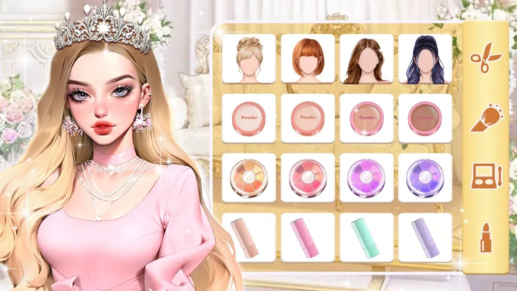 Взломанная Makeup Stylist: Makeup Game (Сам сделай макияж)  [МОД Unlocked] — стабильная версия apk на Андроид screen 2