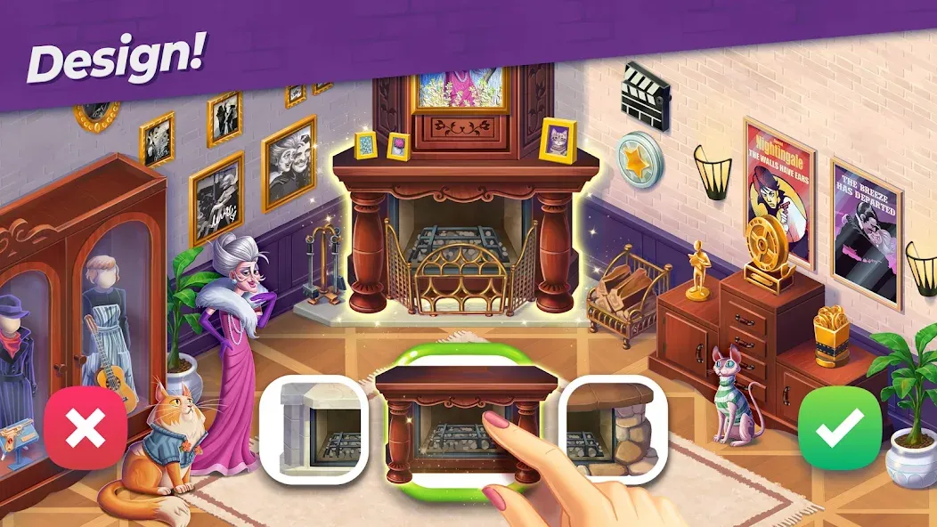 Взломанная Penny & Flo: Home Renovation  [МОД Бесконечные деньги] — последняя версия apk на Андроид screen 4