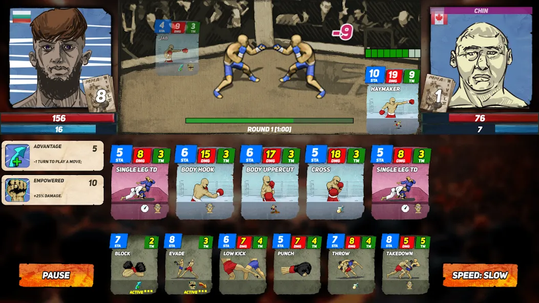 Взломанная MMA Rivals (ММА Соперники)  [МОД Много монет] — стабильная версия apk на Андроид screen 2