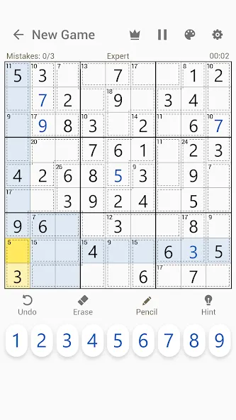 Скачать взломанную Killer Sudoku — Sudoku Puzzles  [МОД Menu] — полная версия apk на Андроид screen 4