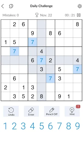 Взломанная Sudoku — Classic Sudoku Puzzle  [МОД Много денег] — стабильная версия apk на Андроид screen 1