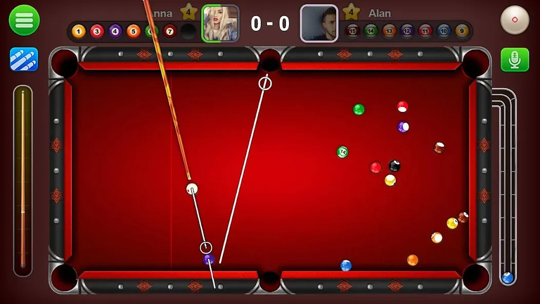 Взлом 8 Ball Live — Billiards Games (Бол Лайв)  [МОД Много денег] — последняя версия apk на Андроид screen 1