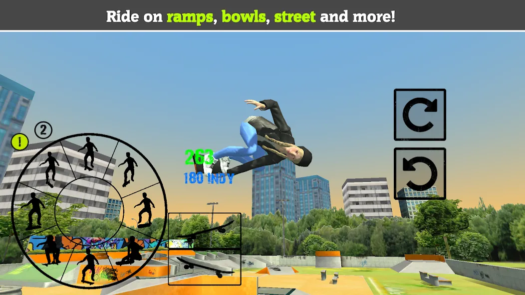 Скачать взлом Skateboard FE3D 2 (Скейтборд 3D 2)  [МОД Все открыто] — полная версия apk на Андроид screen 5