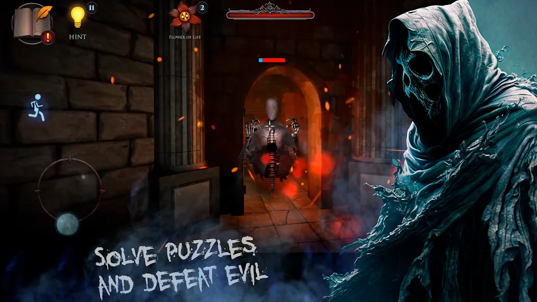 Скачать взломанную Horror Maze — Scary Games (Хоррор Лавиринт РПГ)  [МОД Mega Pack] — стабильная версия apk на Андроид screen 4