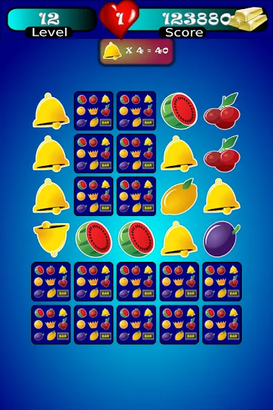 Взломанная Slot Machine Fruit Memory A (Слотмашина Фруктовая Память А)  [МОД Много денег] — полная версия apk на Андроид screen 1