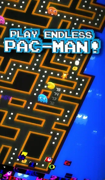 Взломанная PAC-MAN 256 — Endless Maze (ПАК)  [МОД Unlimited Money] — стабильная версия apk на Андроид screen 1