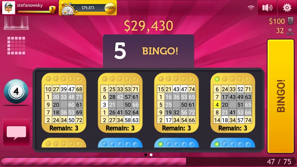 Скачать взломанную Bingo 75 & 90 by GameDesire  [МОД Бесконечные деньги] — полная версия apk на Андроид screen 4