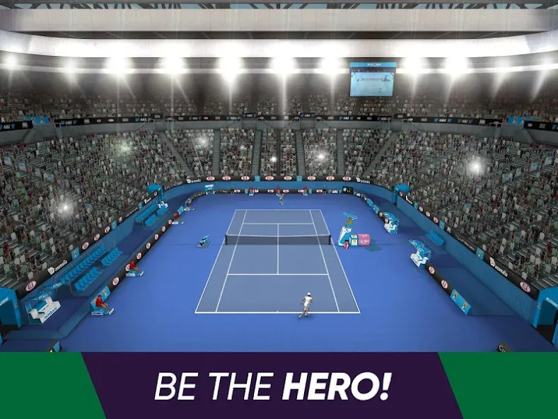 Скачать взломанную Tennis World Open 2024 — Sport (Теннис Ворлд Опен 2023)  [МОД Mega Pack] — последняя версия apk на Андроид screen 2