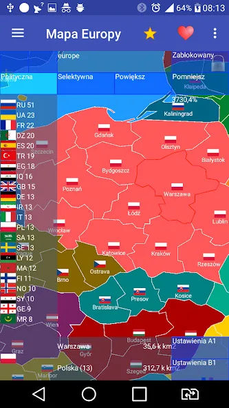 Взломанная Europe map  [МОД Много денег] — полная версия apk на Андроид screen 1