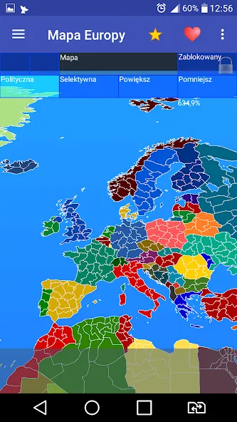 Взломанная Europe map  [МОД Много денег] — полная версия apk на Андроид screen 2