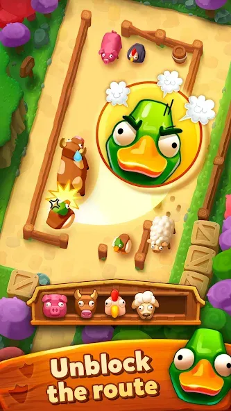 Скачать взлом Farm Jam: Animal Parking Game (Фарм Джам)  [МОД Меню] — стабильная версия apk на Андроид screen 1