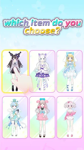 Скачать взломанную Dress Up! Shining Anime Star  [МОД Много монет] — стабильная версия apk на Андроид screen 3