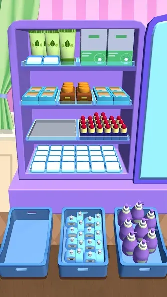 Скачать взломанную Fill Up Fridge：Organizing Game  [МОД Меню] — полная версия apk на Андроид screen 2