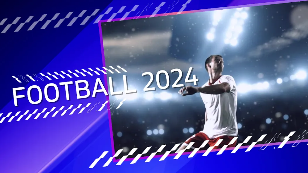 Взломанная Football 24 (Футбол 23)  [МОД Меню] — полная версия apk на Андроид screen 1