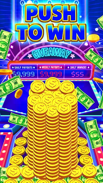 Взломанная Cash Carnival Coin Pusher Game (Кэш Карнавал Монетный Толкатель Игра)  [МОД Много денег] — полная версия apk на Андроид screen 2