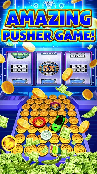 Взломанная Cash Carnival Coin Pusher Game (Кэш Карнавал Монетный Толкатель Игра)  [МОД Много денег] — полная версия apk на Андроид screen 4