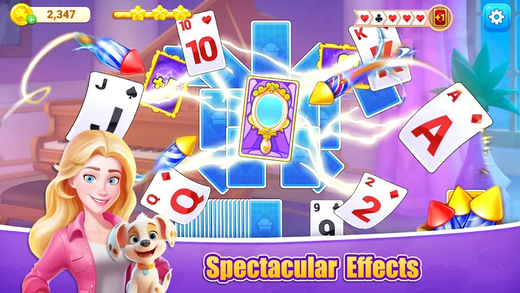 Скачать взлом Fish Solitaire™ TriPeaks  [МОД Menu] — стабильная версия apk на Андроид screen 1