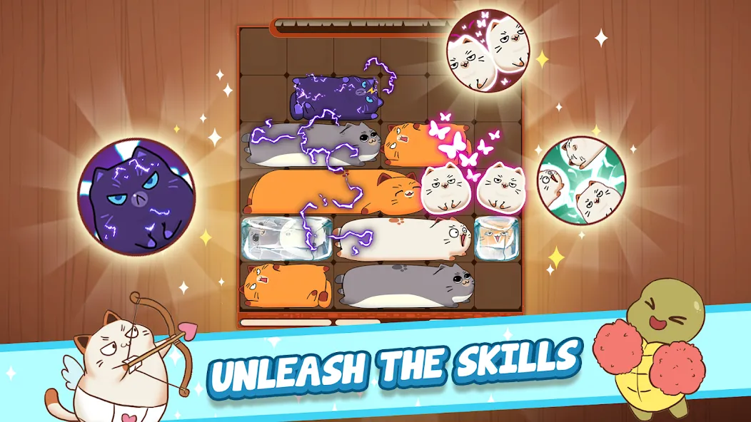 Скачать взломанную Haru Cats: Cute Sliding Puzzle (Хару Кэтс)  [МОД Mega Pack] — полная версия apk на Андроид screen 4