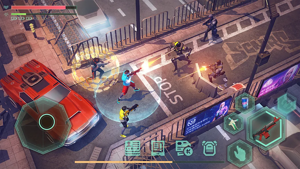 Скачать взломанную Cyberika: Action Cyberpunk RPG (Сайберика)  [МОД Unlimited Money] — полная версия apk на Андроид screen 5