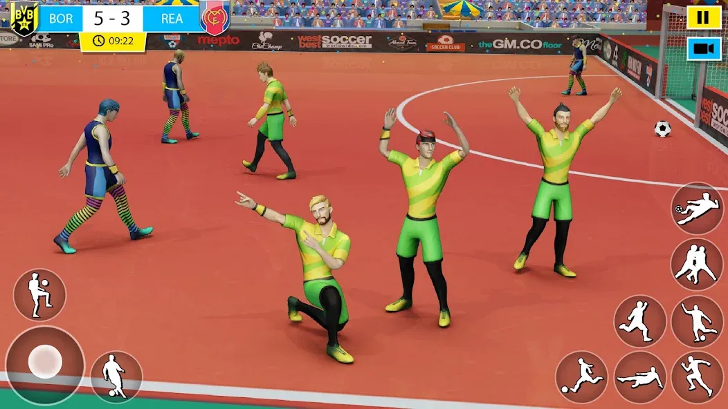 Скачать взлом Indoor Futsal: Football Games (Индор Футзал)  [МОД Бесконечные монеты] — стабильная версия apk на Андроид screen 2