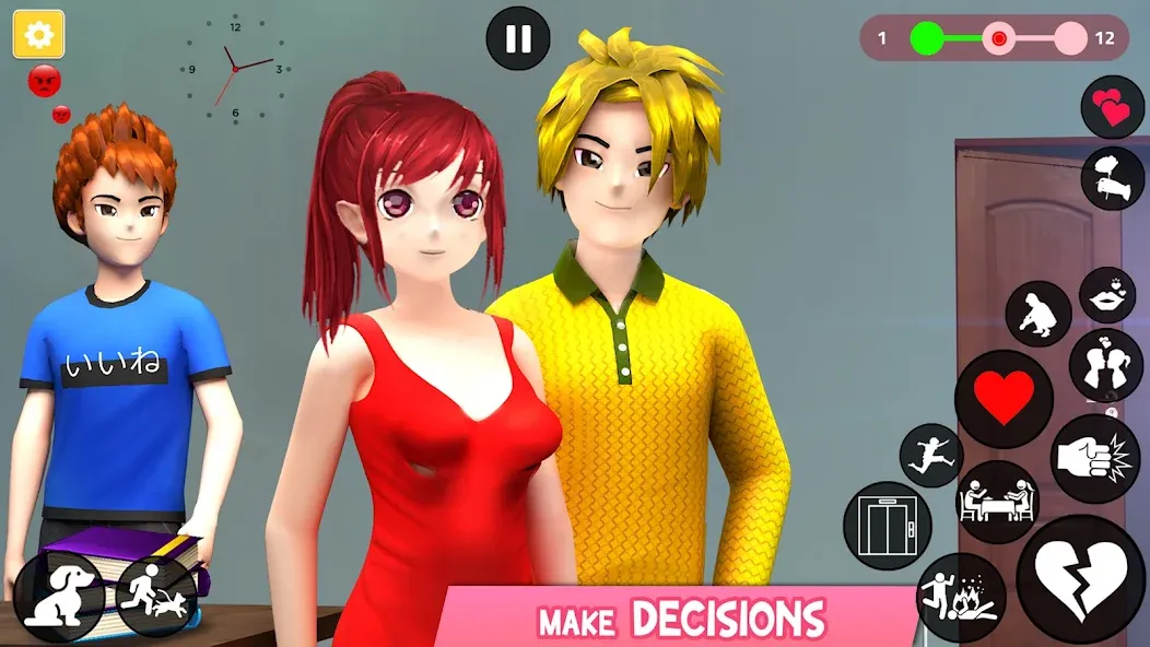 Взлом Save the Date 3D: Life Games (Сейв зе Дэйт 3Д)  [МОД Mega Pack] — полная версия apk на Андроид screen 2